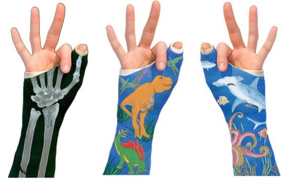 Гипс на белом фоне