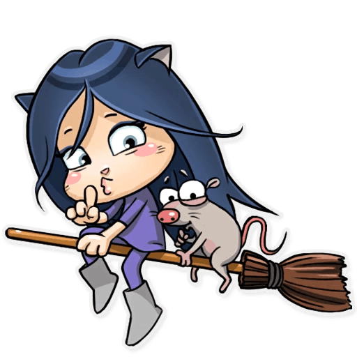 Стикеры колдунья