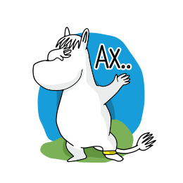 Наклейки Муми Тролли лента