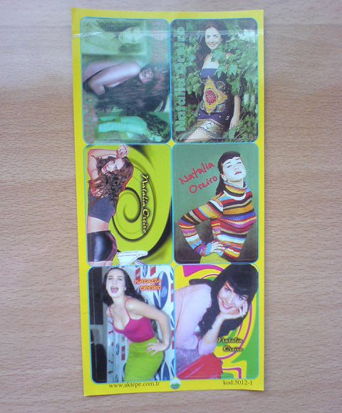 Наталья Орейро календарики