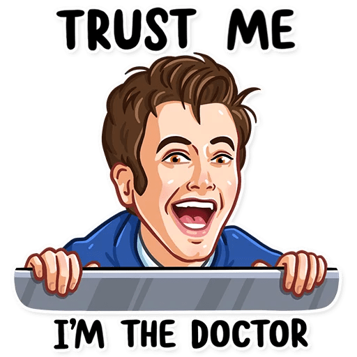 Доктор кто Стикеры телеграмм