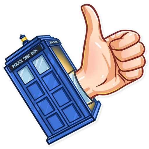 Стикеры доктор кто