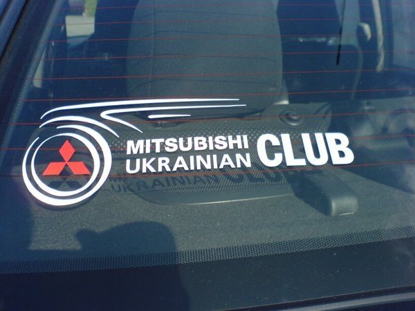Наклейка Outlander Mitsubishi