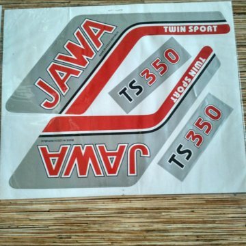 Наклейки Ява Твин спорт