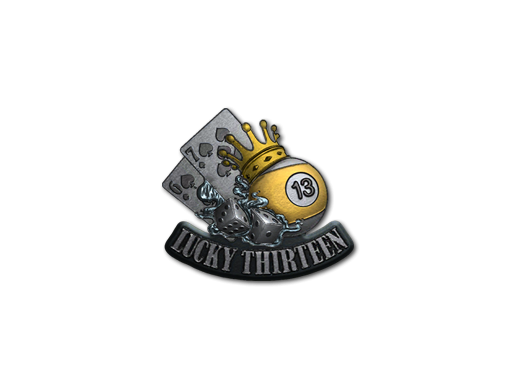 Металлическая наклейка КС го