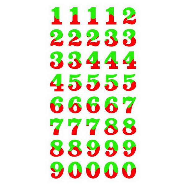 Наклейки латинские буквы