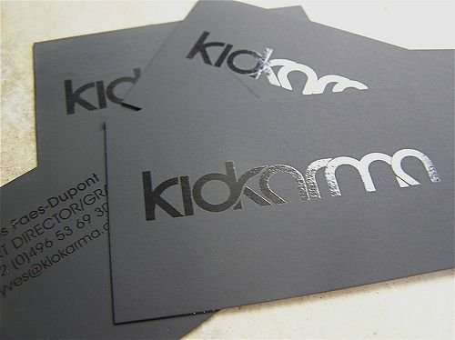 Визитки с УФ лаком