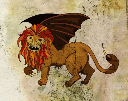 Ведьмак медальон Мантикоры