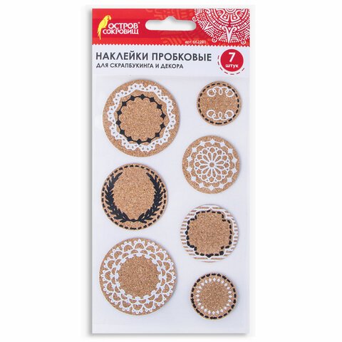 Скрапбукинг с пробковыми наклейками