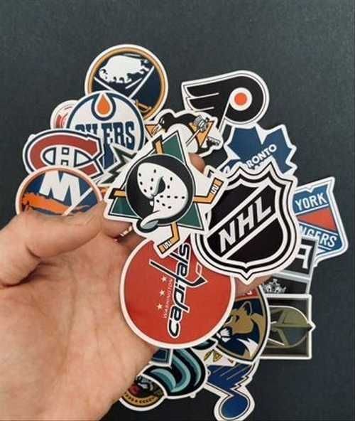 Наклейки команд НХЛ