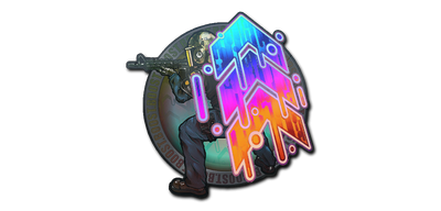 Наклейка Интел КС го