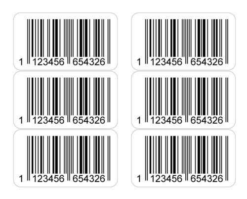 Этикетки со штрих кодом