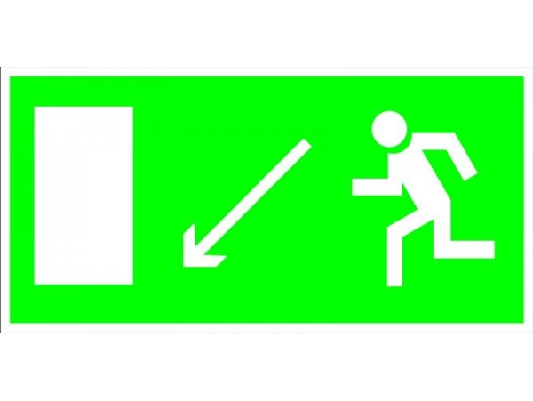 Значок пожарного выхода