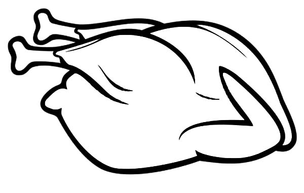 Бройлерная курица вектор