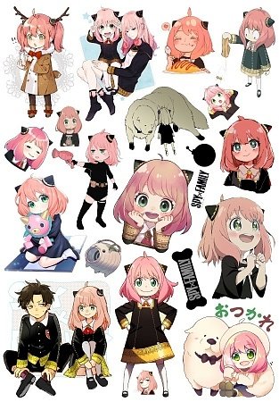 Семья шпиона Стикеры