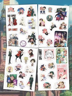 Значки с аниме семья шпиона