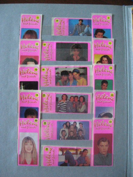 Элен и ребята наклейки от жвачек