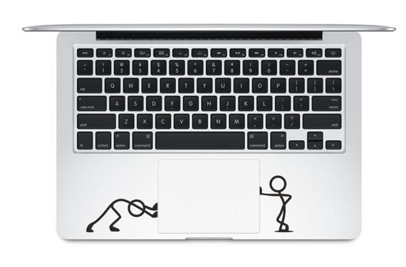 Наклейки на клавиатуру макбук