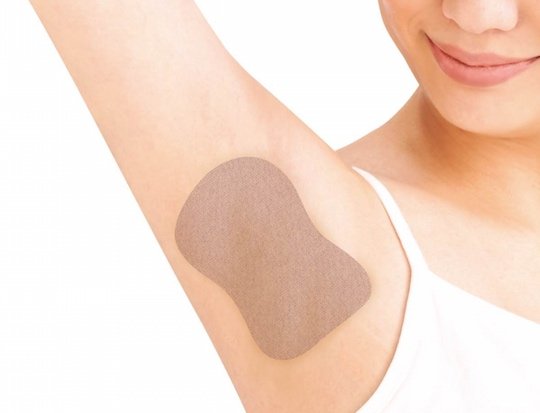 Наклейки на кожу от пота