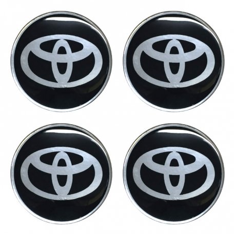 Наклейки на диски Тойота 60мм