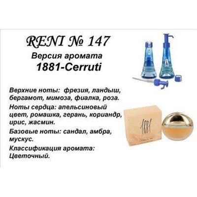 Cerruti 1881 разливные духи