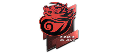 Бостон 2018 мауспострс наклейка