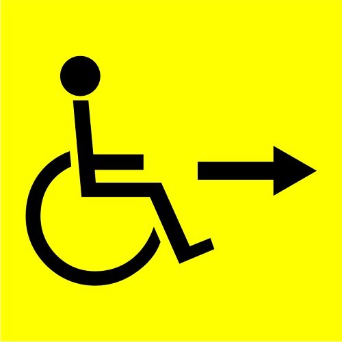 Тактильные таблички пандус