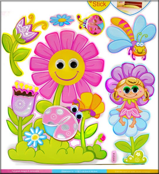 Наклейки объёмные