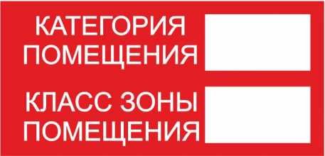 Таблички на дверях помещений по пожарной безопасности