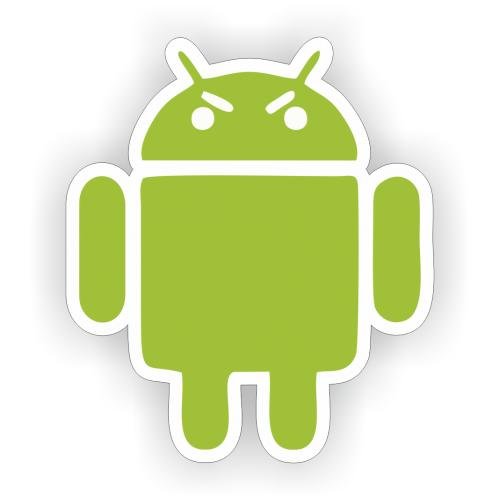 Андроид злой логотип