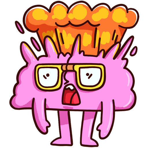 Наклейка мозг (48 фото)