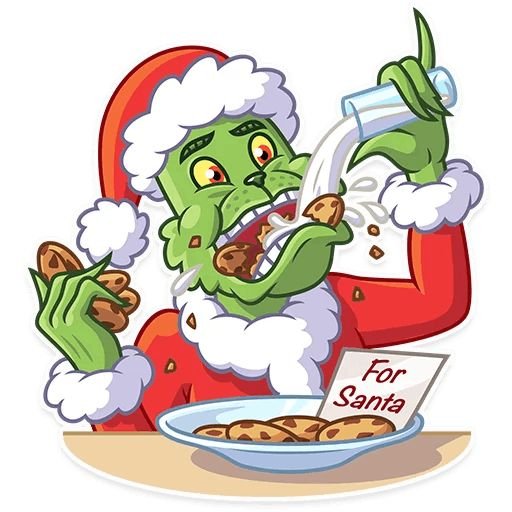 Гринч Стикеры ВК