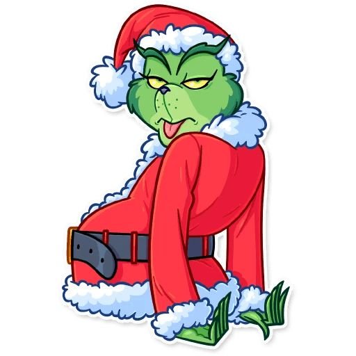Гринч Стикеры телеграмм
