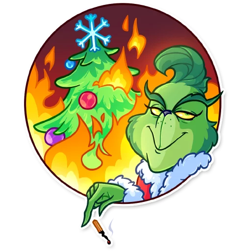 Гринч Стикеры