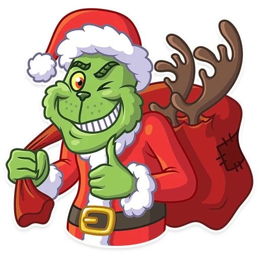 Новогодние мультяшные персонажи