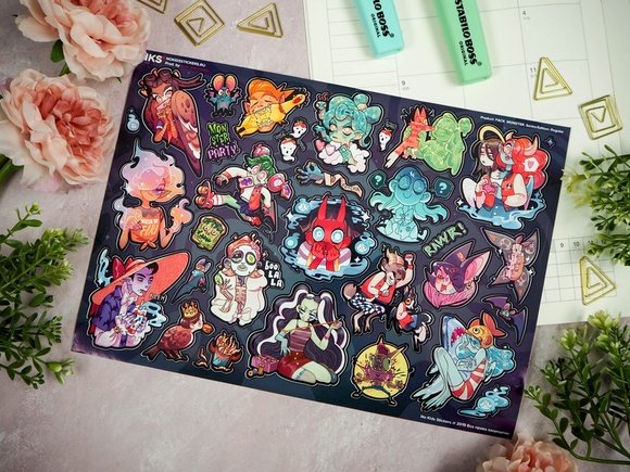 Картинки наклеек no Kids Stickers