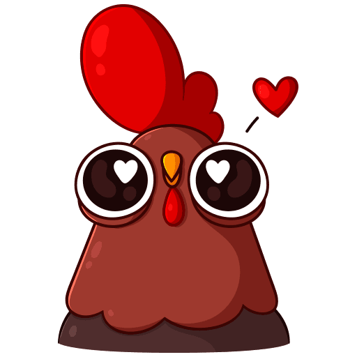 Наклейка на авто петух