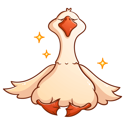 Стикеры Гусь Федька