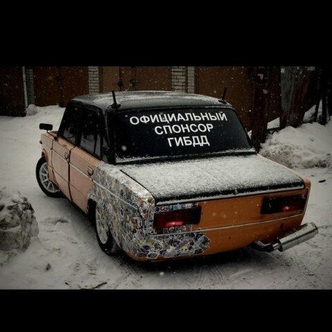 Спонсор ГИБДД наклейка
