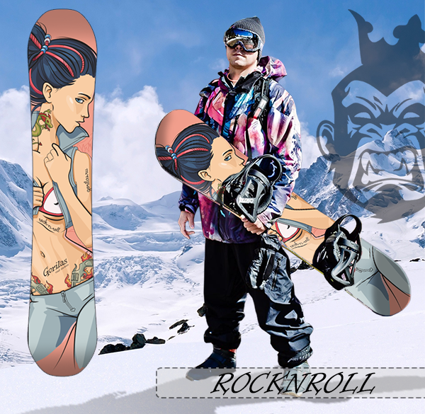 Крутые принты на сноуборде