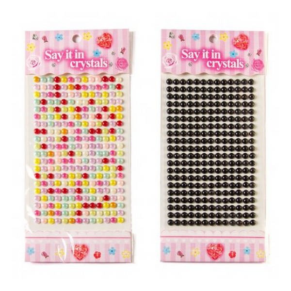 Наклейки декоративные перламутровые