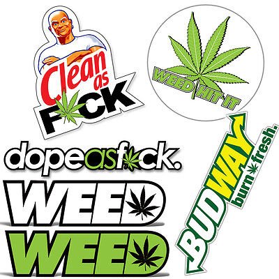 Конопля стикер