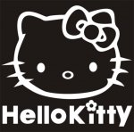 Наклейка на авто hello Titi