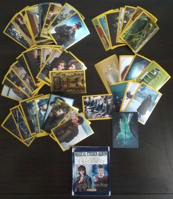 Наклейки panini фантастические твари (50 фото)