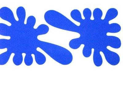 Клякса на машину наклейка