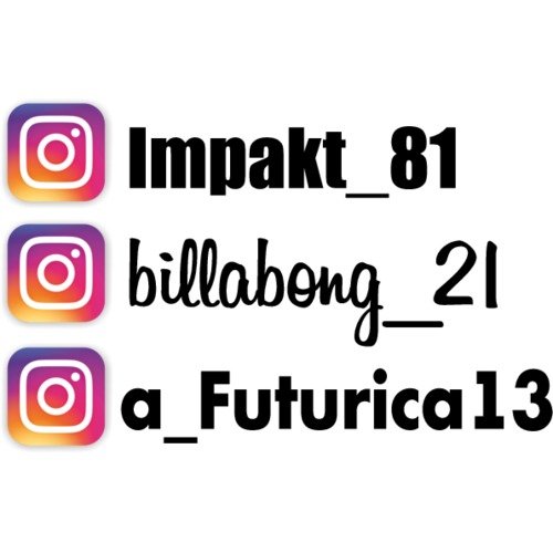 Наклейка Инстаграм на машину