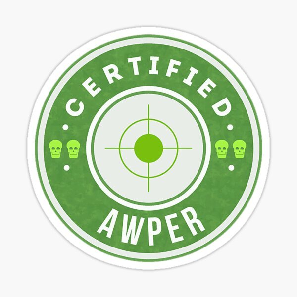 Круглые зелёные наклейки КС го