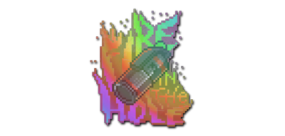 Fire in the hole наклейка