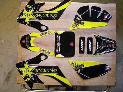 Рокстар наклейки на питбайк