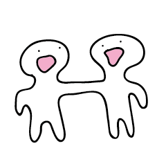 Заготовки для стикеров человечки